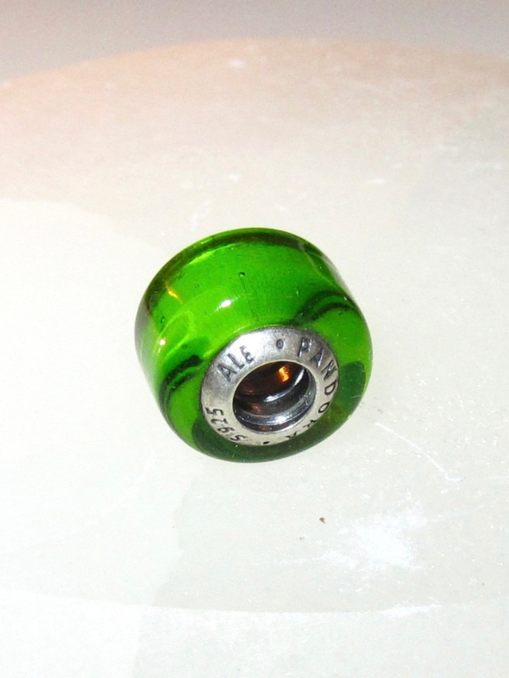Pandora Green Mini Murano Glass Charm